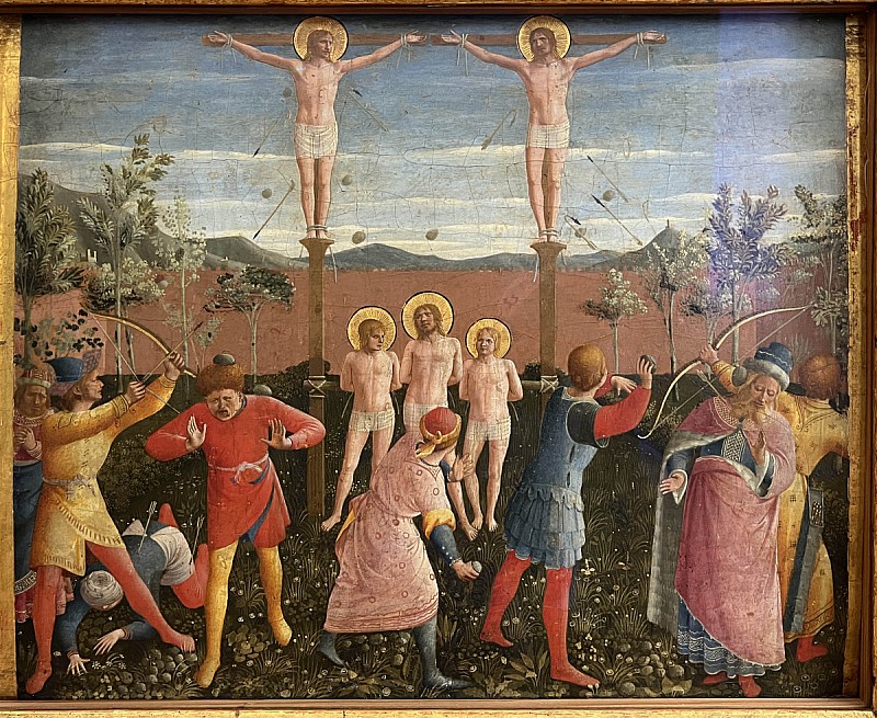 Fra Angelico — Le Martyre des saints Cosme et Damien 1425